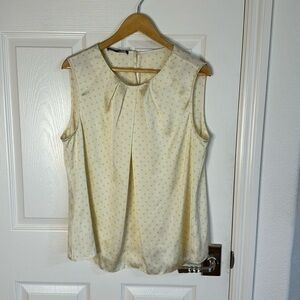 Jones of new York cream and Neon dot tank. Professional. Never worn.